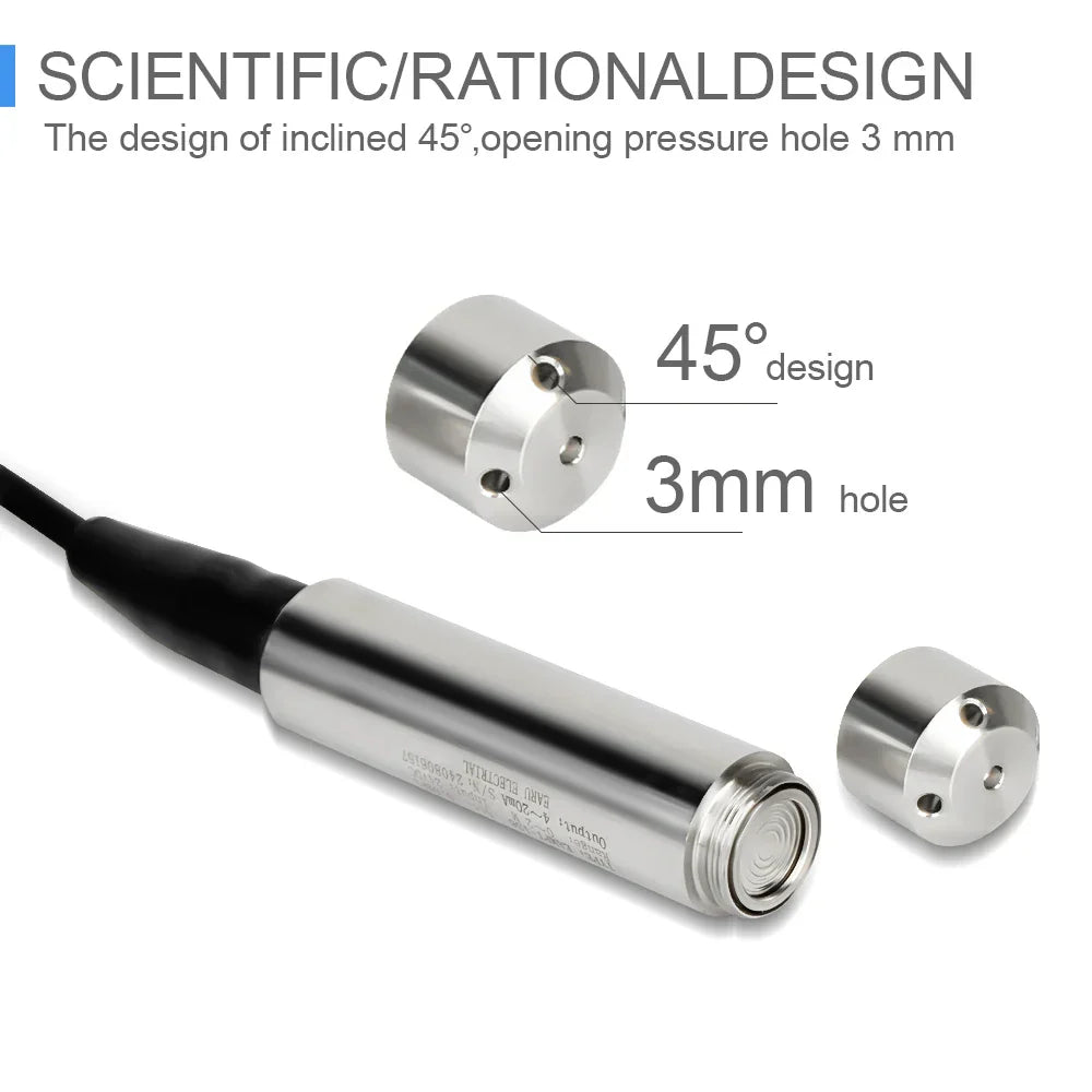 4-20mA Waterproof Integral Level Transmitter Controller Input Liquid Oil Water Level Sensor Controller Float Switch Mount Box