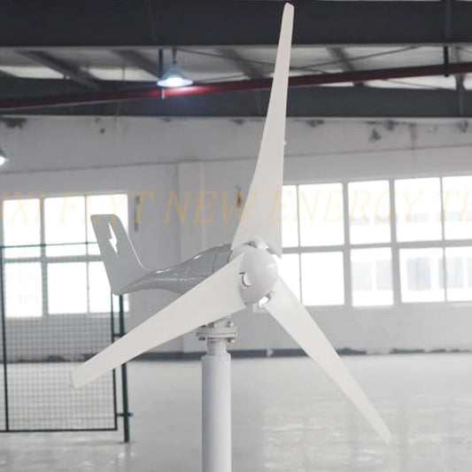 Small Windmill Turbine Electricity Generator Complete Kit 600w 24v 48v 3 Blade Dynamo With MPPT Charge Controller RV Yacht Farm by 54 Energy - Renewable Energy Store