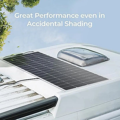 Solar Panel 200W 12V Lightweight Monocrystalline Semi-Flexible by 54 Energy - Renewable Energy Store