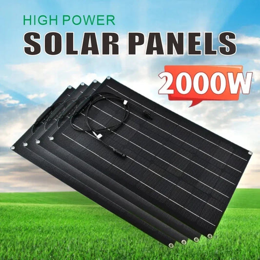 Solar Panel 500W 1000W 1500W 2000W Super Power Kit For RV Boat Car by 54 Energy - Renewable Energy Store