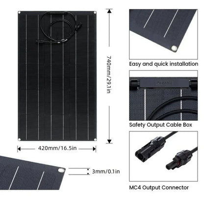 Solar Panel 500W 1000W 1500W 2000W Super Power Kit For RV Boat Car by 54 Energy - Renewable Energy Store