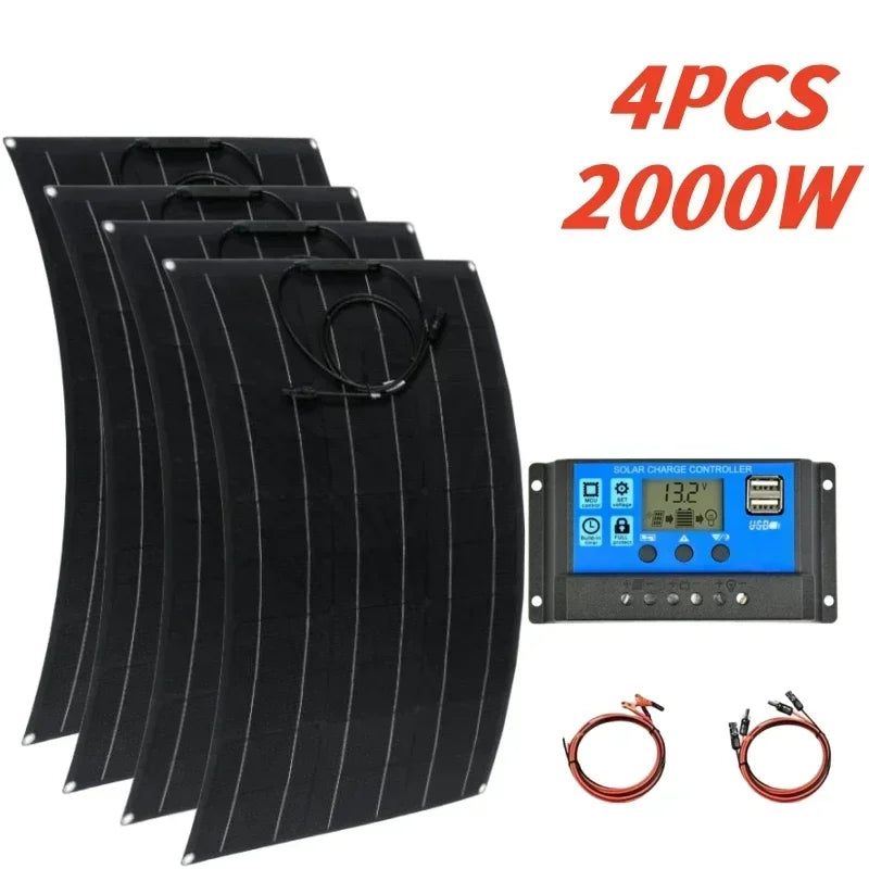 Solar Panel 500W 1000W 1500W 2000W Super Power Kit For RV Boat Car by 54 Energy - Renewable Energy Store