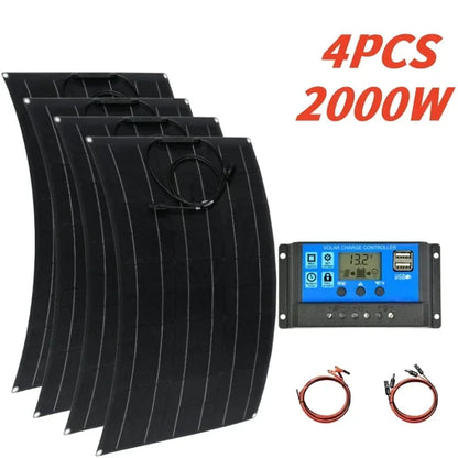 Solar Panel 500W 1000W 1500W 2000W Super Power Kit For RV Boat Car by 54 Energy - Renewable Energy Store