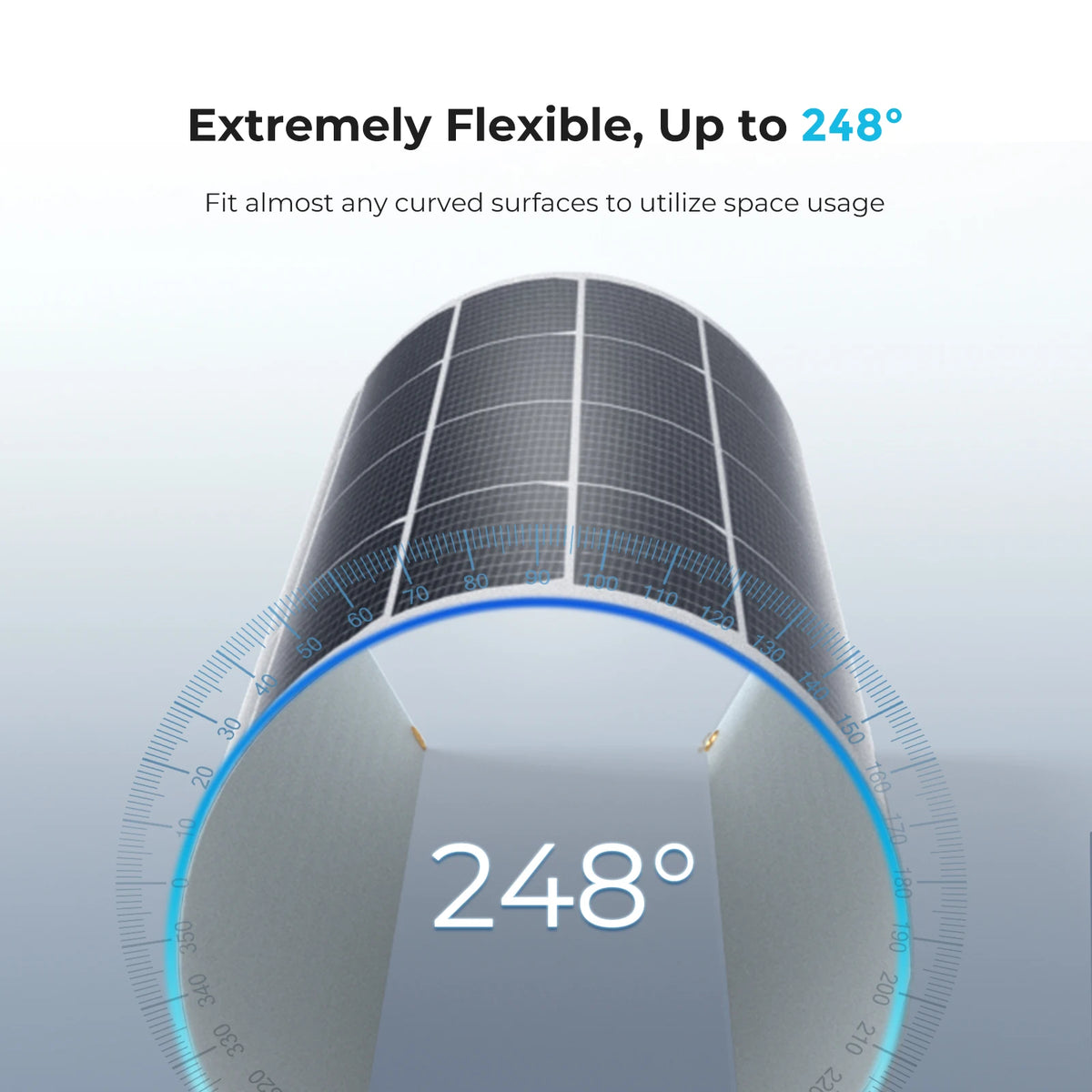 Solar Panel 50W 12 Volt Monocrystalline Semi-Flexible Charger by 54 Energy - Renewable Energy Store