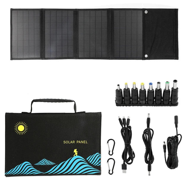 Solar Panel Portable Folding 1000W Bag USB+DC Output Solar Charger Outdoor Power Supply - 54 Energy - Renewable Energy Store