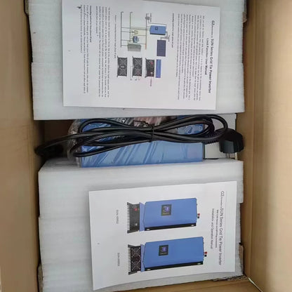 Solar Power Grid Tie Inverter 1000W Pure Sine Wave MPPT with Limiter WIFI for 3 Phase Wind Turbine Generator DC45-90V AC230V by 54 Energy - Renewable Energy Store