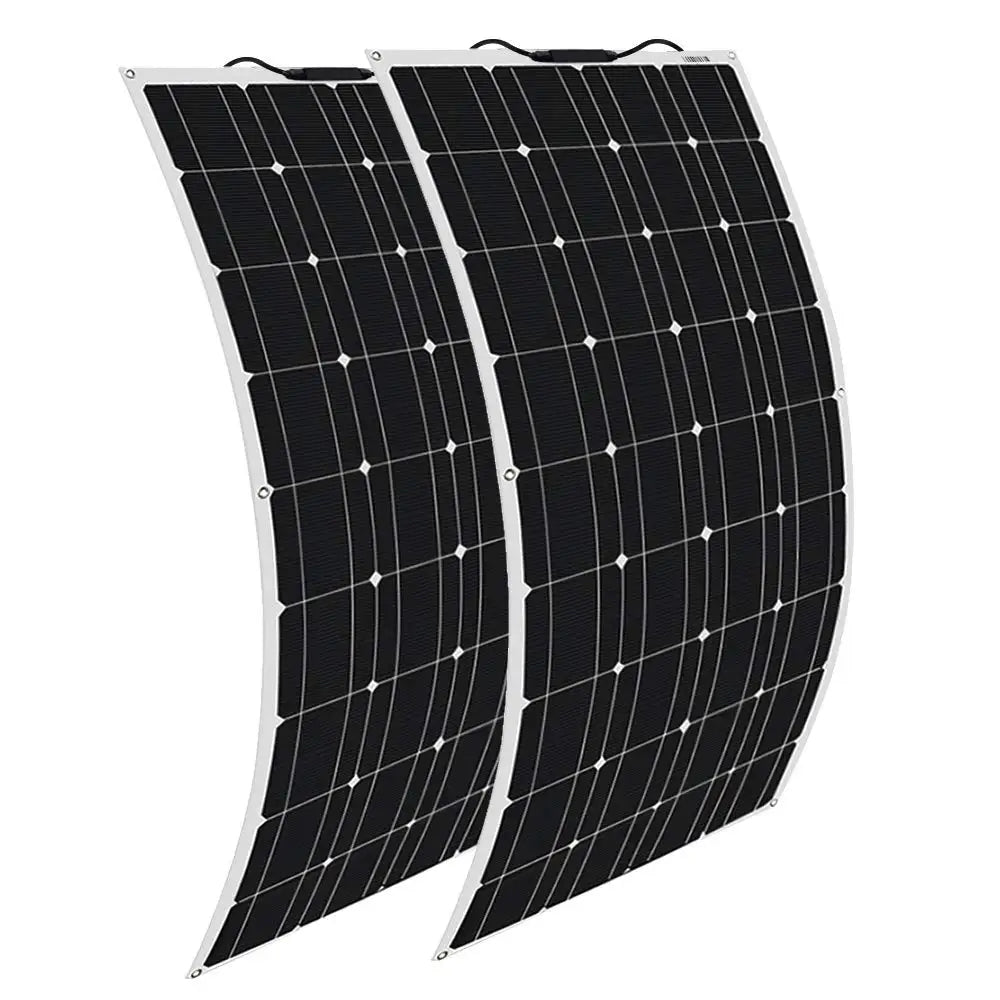Solar panel kit Flexible Module 18V 120W 240w 360w 480w 600w 720w 12V or 24v photovoltaic for Motorhome Battery  Home Charger - 54 Energy - Renewable Energy Store