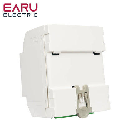 Medidor de energía bidireccional inteligente Tuya WiFi trifásico con 3 pinzas CT, protector de fuga, sobre/bajo voltaje, interruptor de relé y límite