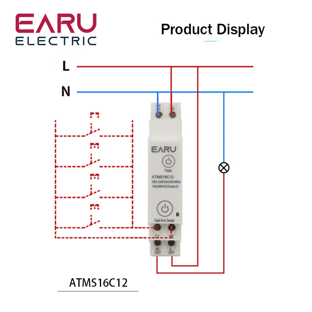 Tuya APP 1P+N AC110V 220V 16A WiFi Smart Circuit Breaker RCBO Timer Relay Switch Remote Control kWh Energy Power Meter Monitor by 54 Energy - Renewable Energy Store