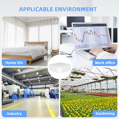Tuya WiFi Smart Air Housekeeper PM2.5 Formaldehyde VOC CO2 Temperature Humidity 6 In 1 Smart Air Box Sensor Automation Alarm by 54 Energy - Renewable Energy Store