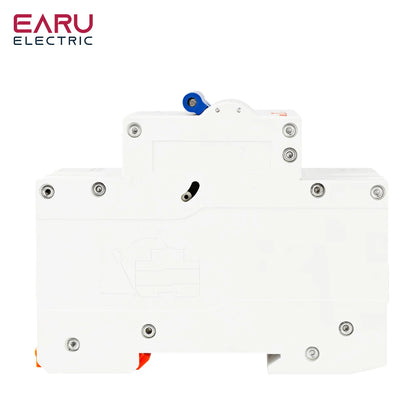 Disjoncteur intelligent WiFi Tuya MCB AC230V 1-80A réglable Compteur d'énergie kWh Protection contre les surintensités, les sous-tensions et les courts-circuits