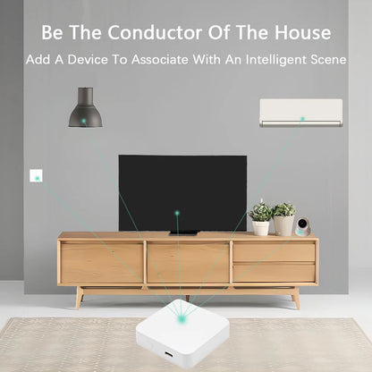 Tuya Wireless Zigbee Bridge Smart Home Zigbee Gateway Hub Remote Control Zigbee Devices Smart Life APP for Alexa Google Home by 54 Energy - Renewable Energy Store
