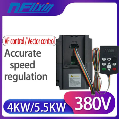 Vector AC 380V 5.5KW Variable Frequency Drive 3-Phase Speed Controller Inverter Motor VFD Inverter Frequency Converter Shiyan by 54 Energy - Renewable Energy Store