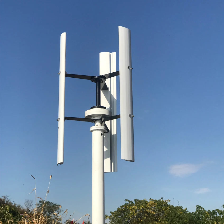 Vertical Axis Wind Turbine 1000W 3 BladesGenerator 24~220V Free Energy For Home/Farm/Boat/Yacht Use by 54 Energy - Renewable Energy Store