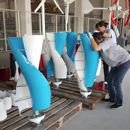 Vertical Axis Wind Turbine Generator 4000W 5000W Windmill Alternative 12V 24V 48V Low RPM For Home Farm Use by 54 Energy - Renewable Energy Store