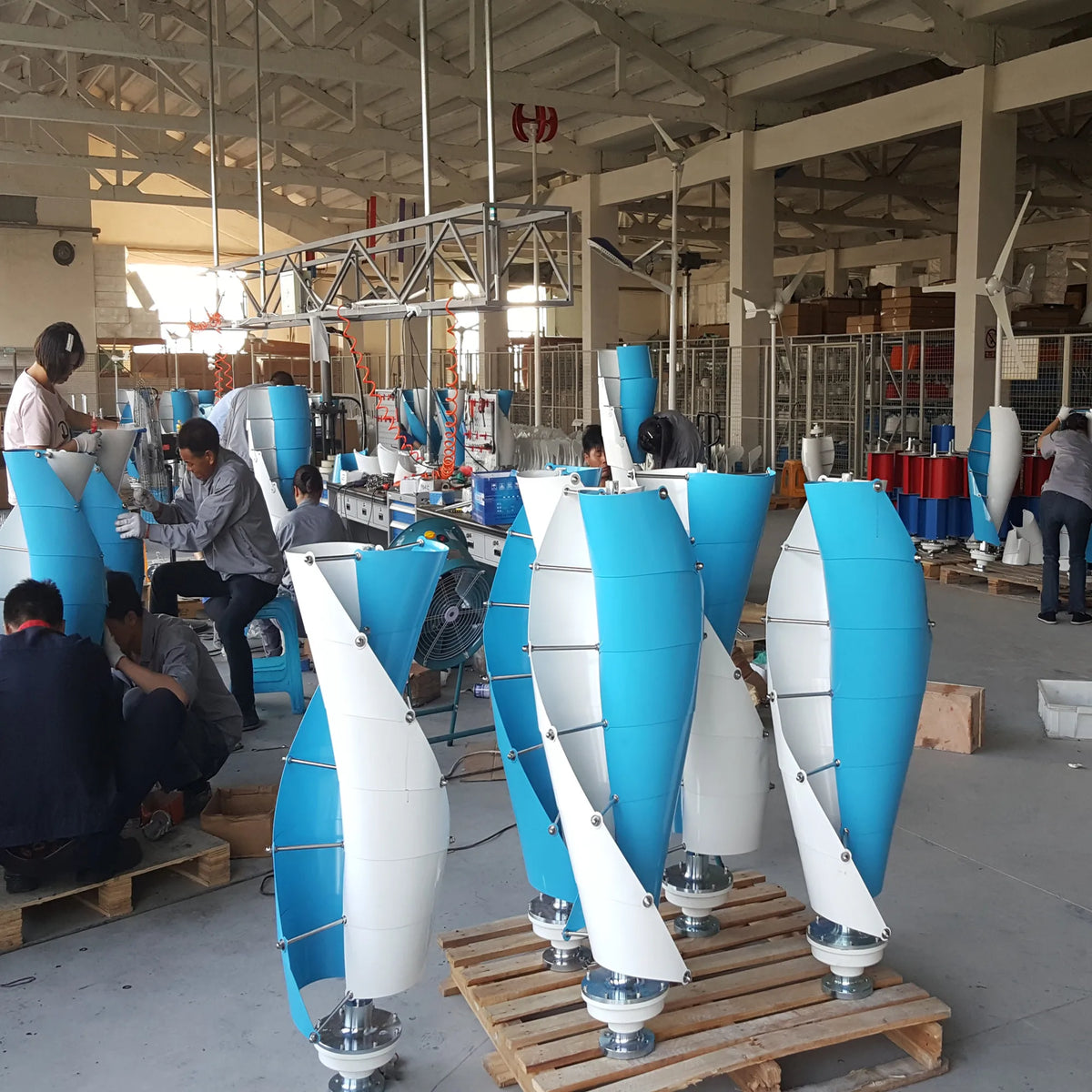 Vertical Axis Wind Turbine Generator 4000W 5000W Windmill Alternative 12V 24V 48V Low RPM For Home Farm Use by 54 Energy - Renewable Energy Store