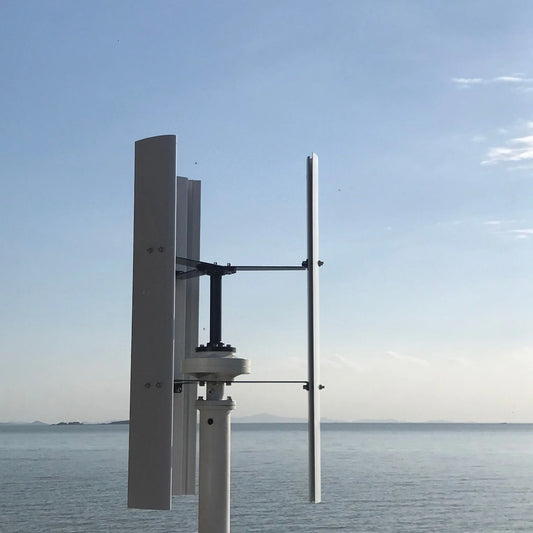Vertical Axis Wind Turbine Generator Kit 10000W 220V/380V With Hybrid Controller Windmill For Home Yacht Farm by 54 Energy - Renewable Energy Store