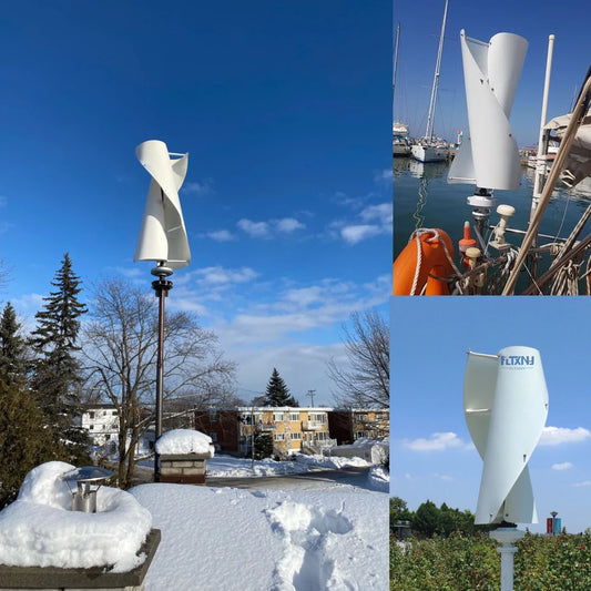 1000W 2000W 3000W Vertical Wind Turbine Generator 3 Phase 12V 24V 48V 96V Upright Coreless Wind Turbine Generator for Home - 54 Energy - Renewable Energy Store