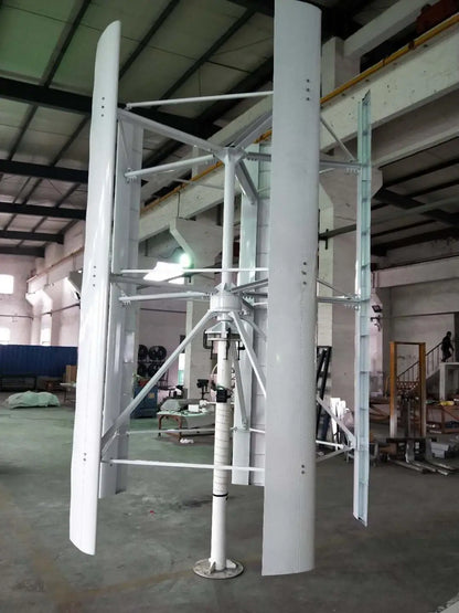 CE APPROVED 1kw 2kw 3kw 5kw 10kw vertical wind turbine 24v 48v 96v 120v 3 phase 3 blades home use with maglev generator by 54 Energy - Renewable Energy Store