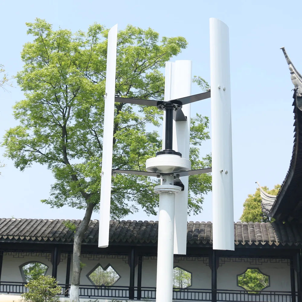 CE APPROVED 1kw 2kw 3kw 5kw 10kw vertical wind turbine 24v 48v 96v 120v 3 phase 3 blades home use with maglev generator by 54 Energy - Renewable Energy Store