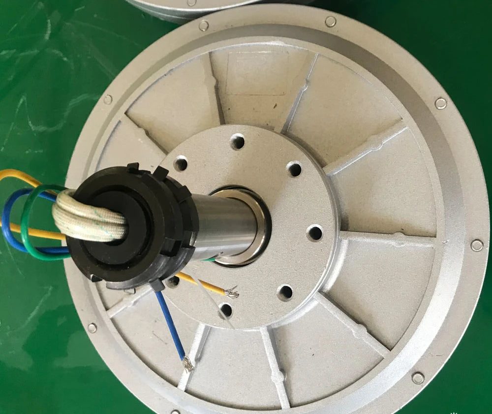 Vertical Wind Turbine PMG Coreless Maglev DIY Generator For New Energy Engine POWER 3KW 100, 180, 260rpm 96/220/380VDC by 54 Energy - Renewable Energy Store
