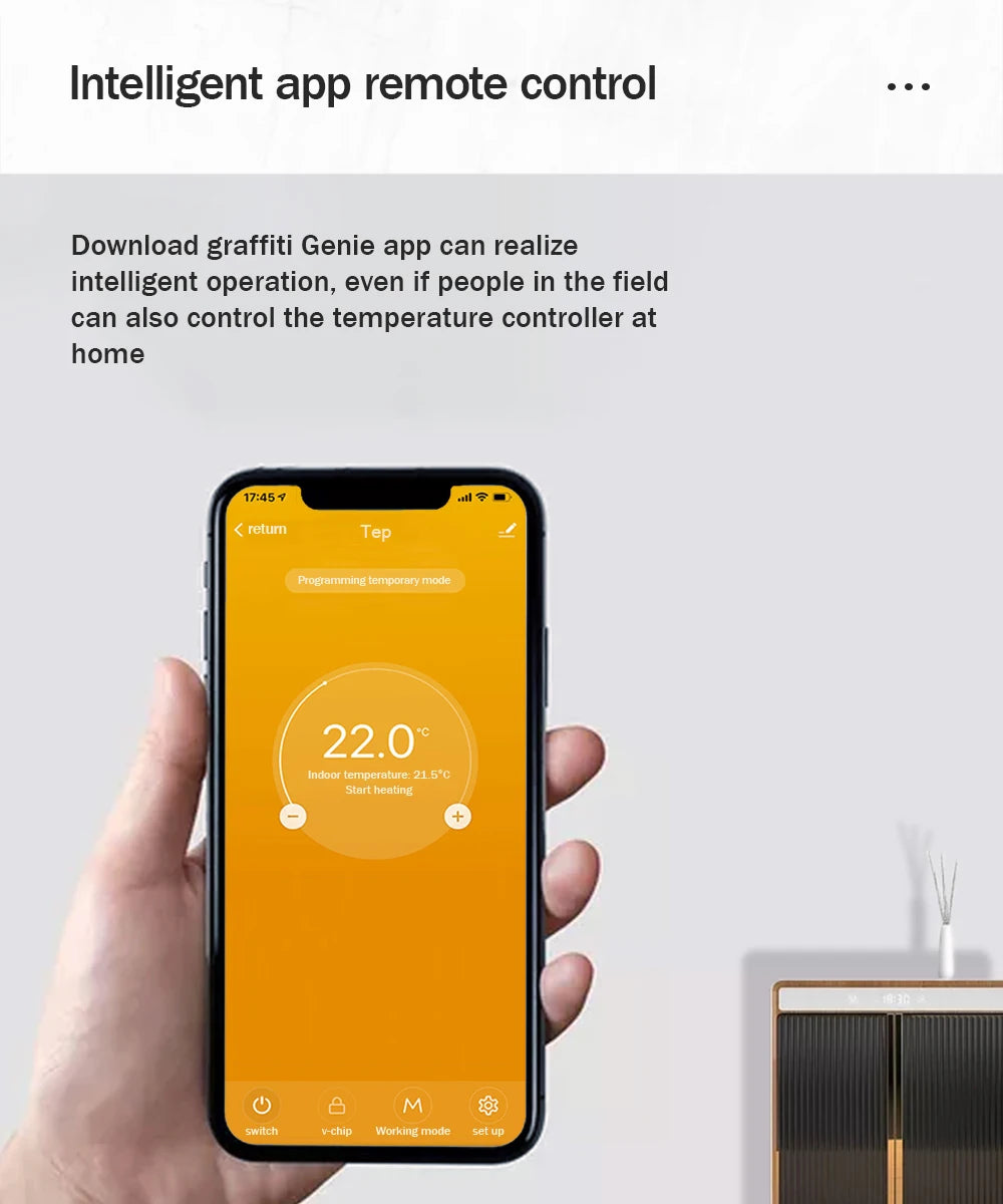WiFi Smart Thermostat Temperature Controller Electric Floor Heating TRV Water Gas Boiler Remote Control Tuya Alexa Google Home by 54 Energy - Renewable Energy Store