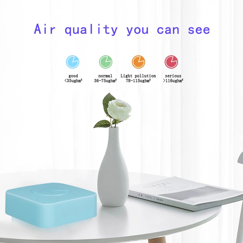 Wifi Smart Air Box Sensor PM2.5 PM10 Temperature Humidity Gas Detector Meter Tuya Smart Life App Control Home Automation Alarm by 54 Energy - Renewable Energy Store