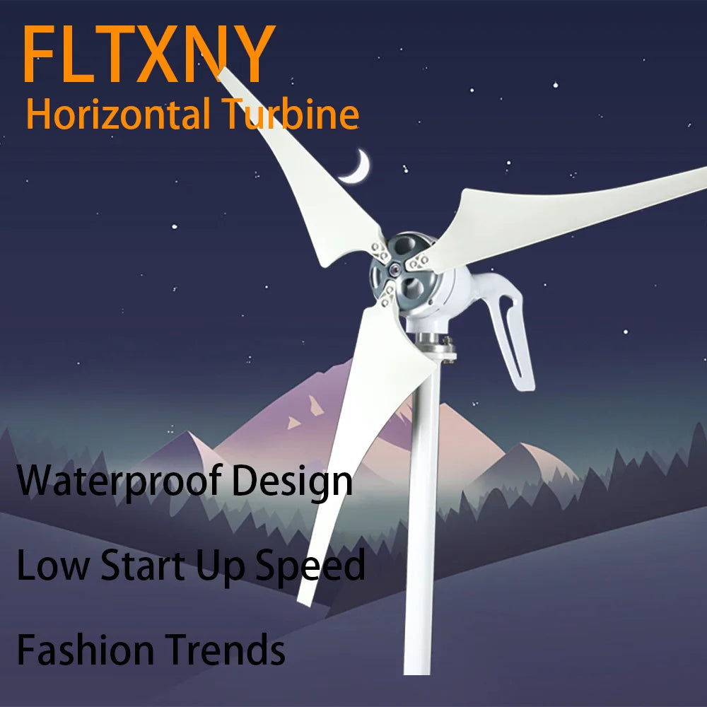Wind Generator Portable 3000W 5000W Alternative Energy Windmill Alternateur 12V 24V 48V Turbines Free MPPT Controller by 54 Energy - Renewable Energy Store