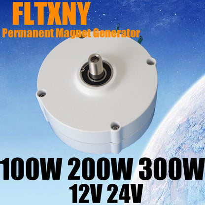 Wind Generators 100W 200W 300W 12V 24V 3 Phase Gearless Permanent Magnet AC Alternators For Wind Water Turbine For Home Use by 54 Energy - Renewable Energy Store
