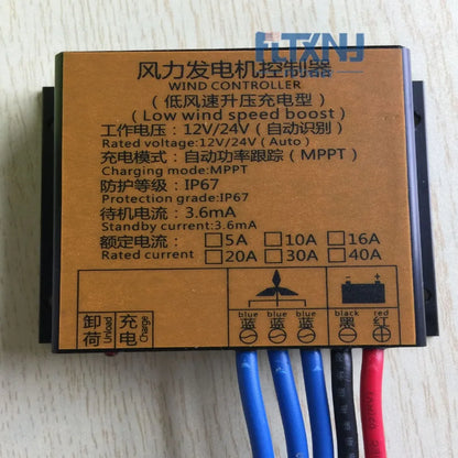 Wind Speed Controller Adjustable MPPT 100-1000W 12v/24v AUTO 48V Low Wind Speed Boost Water Proof High Heat Dissipation Design by 54 Energy - Renewable Energy Store