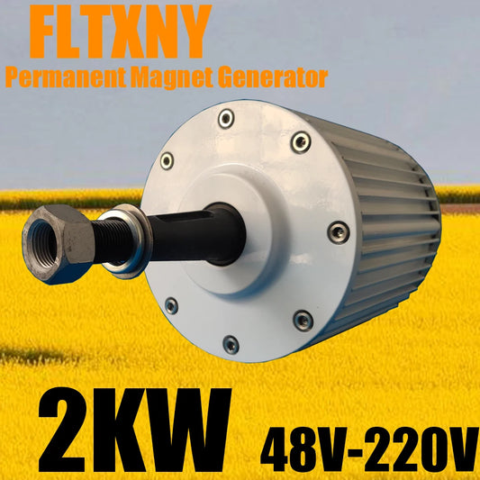Wind Turbine 2KW Permanent Magnet Generator Power Windmill AC 96V Rare Earth Low Rpm High Efficient Brushless Alternat Diesel by 54 Energy - Renewable Energy Store
