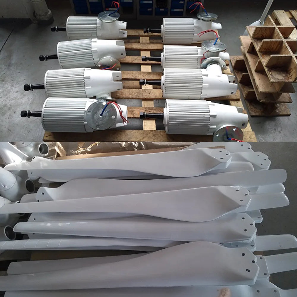 Wind Turbine Generator 2000W 3000W 5000W 10KW 15KW 48V 96V Alternative Energy Windmills With Mppt Charge Controller For Home Use by 54 Energy - Renewable Energy Store