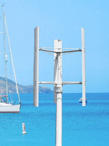 Wind Turbine Big Power Free Energy 20KW Vertical Axis 220V/380V Wind Generator 3 Phases 50HZ 3 Blades No Noise Home Farm Use - 54 Energy - Renewable Energy Store