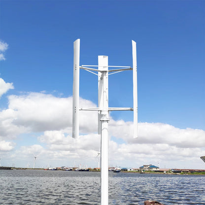Wind Turbine Big Power Free Energy 20KW Vertical Axis 220V/380V Wind Generator 3 Phases 50HZ 3 Blades No Noise Home Farm Use - 54 Energy - Renewable Energy Store
