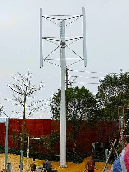 Wind Turbine Big Power Free Energy 20KW Vertical Axis 220V/380V Wind Generator 3 Phases 50HZ 3 Blades No Noise Home Farm Use 54 Energy - Renewable Energy Store