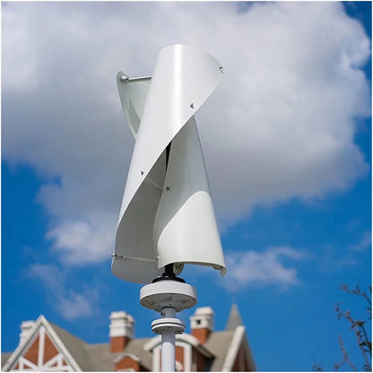 Wind Turbine New Energy Vertical Wing Helical 1000w 2000w Windmills Maglev Generator And Auto MPPT Controller For Home Use - 54 Energy - Renewable Energy Store