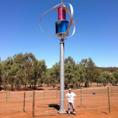 Wind Turbine Windmill Maglev Generator 12V 24V 1.3m Start Up With No Noise For Streeatlights Garden Farm For home use by 54 Energy - Renewable Energy Store