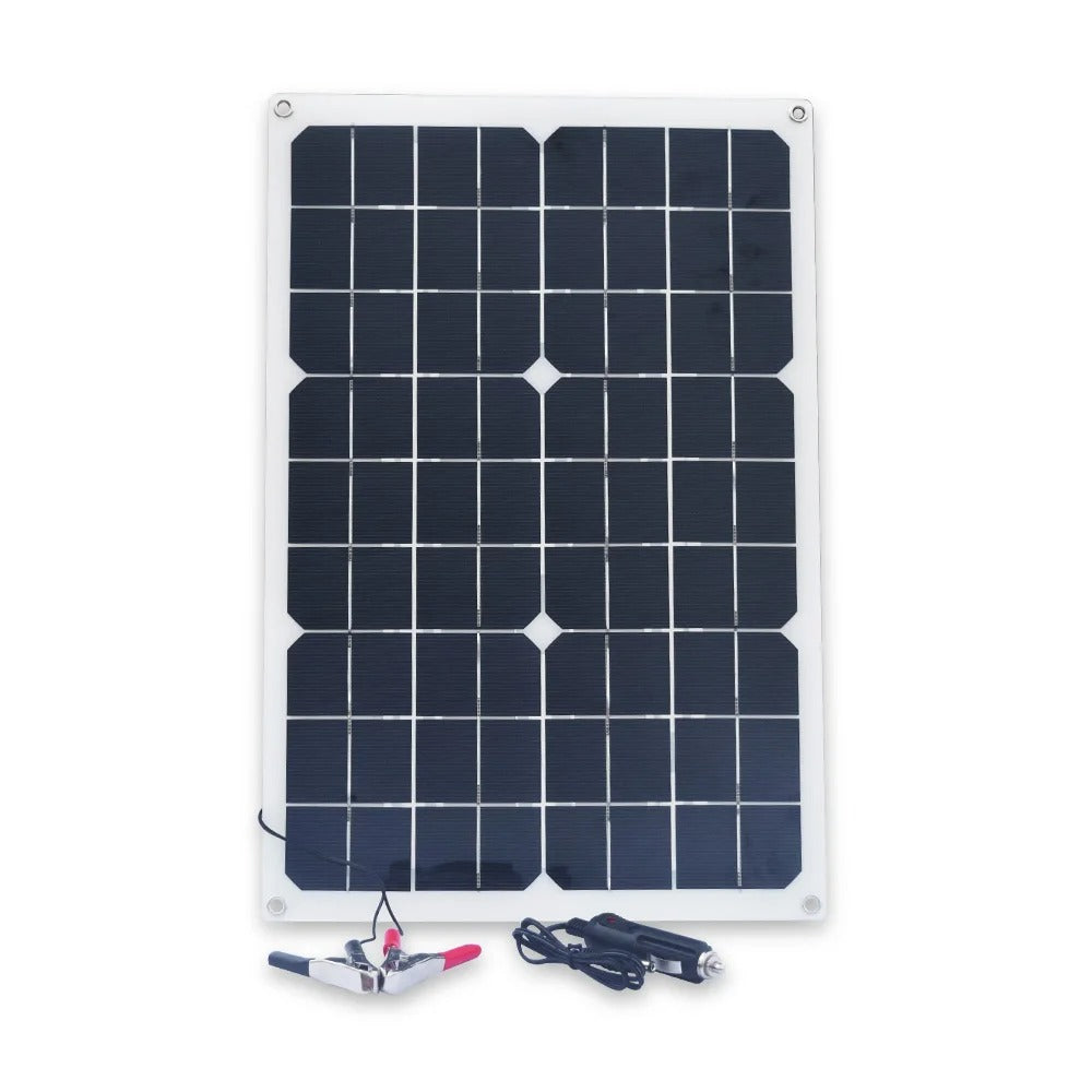 Wuzeck 20w Solar Panel Kit Phone Charger 12v Photovoltaic Portable Solar Panel Module 18v 5v Usb Solar Generator Power by 54 Energy - Renewable Energy Store