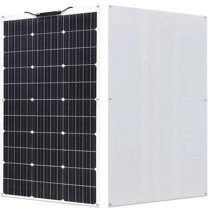 Wuzeck Flexible Solar Panel 100w Mono Solar Cell 18v Photovoltaic Module 12v Solar Battery Off Grid Power For Rvs Boat Caravan by 54 Energy - Renewable Energy Store
