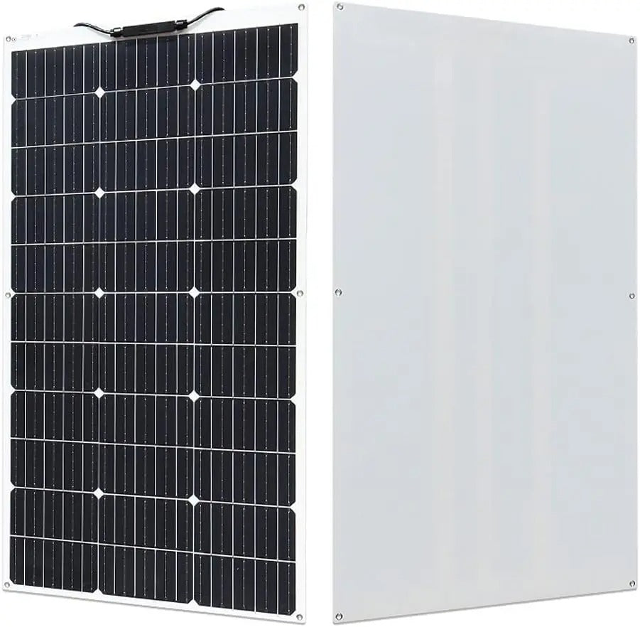 Wuzeck Flexible Solar Panel 100w Mono Solar Cell 18v Photovoltaic Module 12v Solar Battery Off Grid Power For Rvs Boat Caravan by 54 Energy - Renewable Energy Store