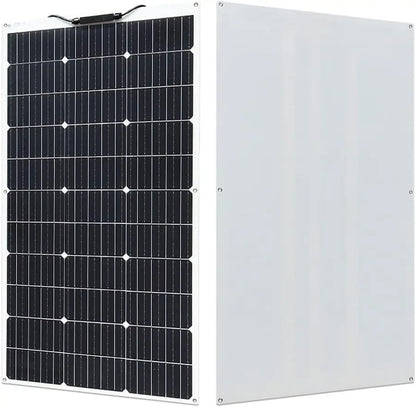 Wuzeck Flexible Solar Panel 100w Mono Solar Cell 18v Photovoltaic Module 12v Solar Battery Off Grid Power For Rvs Boat Caravan by 54 Energy - Renewable Energy Store