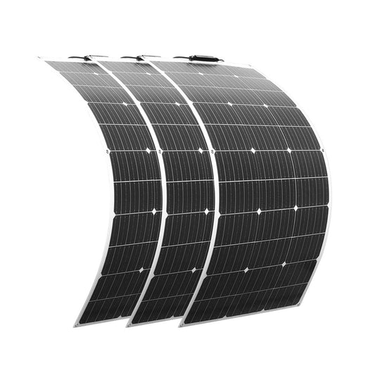 Wuzeck Flexible Solar Panel 500w 400w 300w 200w 100w Mono Solar Pate 18v Photovoltaic Module Off Grid Power For Rvs Boat Caravan by 54 Energy - Renewable Energy Store
