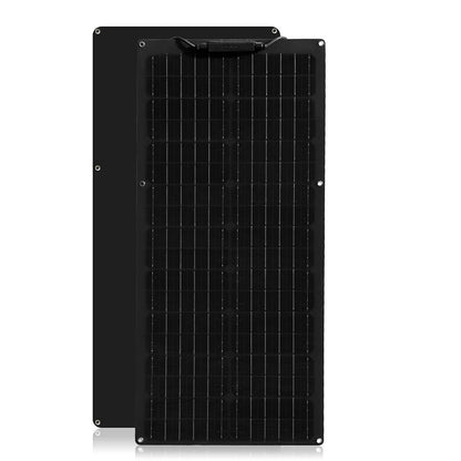 Wuzeck 18v 50w Flexible Solar Panel Kit Cell Charger Photovoltaic Module 100w 12v 24v Battery Home Outdoor Car Boat Camping Trip