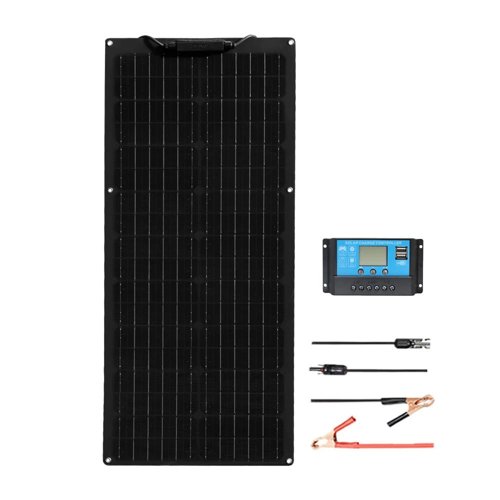 Wuzeck 50w Flexible Solar Panel Kit 12v 100w Pv Solar Module Kit 24v Solar Cell Home Outdoor Car Boat Battery Camping Solarpanel