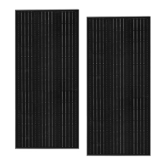 Wuzeck Solar Panel Kit 12v 200w Lightweight 100watt Pv Module /20a Charge Controller Off Grid Power For Boat Rvs Cabin Battery