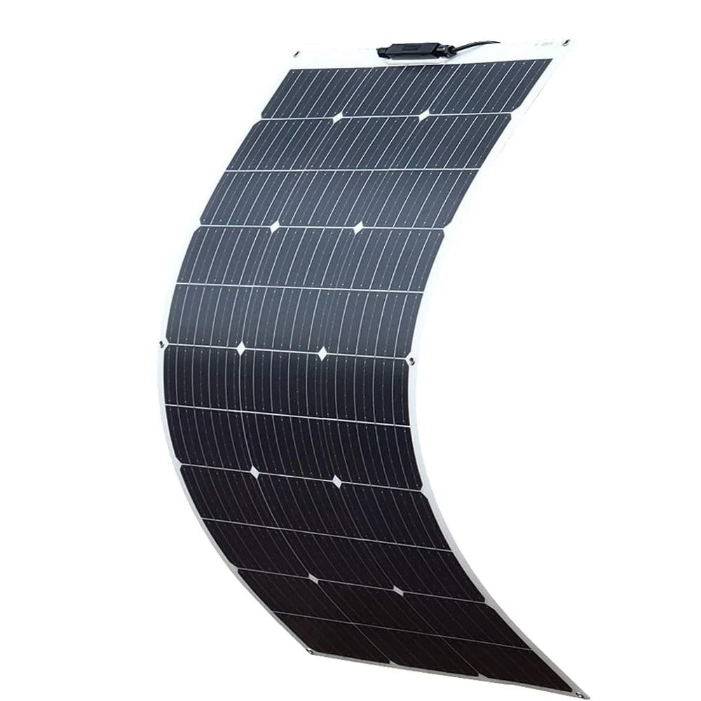 Wuzeck Flexible Solar Panel 100w Mono Solar Cell 18v Photovoltaic Module 12v Solar Battery Off Grid Power For Rvs Boat Caravan