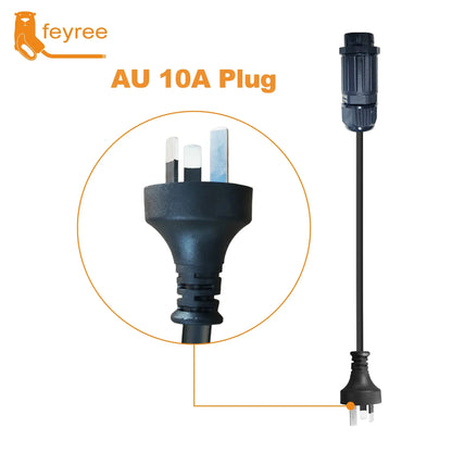 feyree 7kw Electric Vehicle Charging Adapter To EU AU Brazil Male Adapter EV Charger Connector Customized plug for Electric Car by 54 Energy - Renewable Energy Store