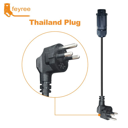 feyree 7kw Electric Vehicle Charging Adapter To EU AU Brazil Male Adapter EV Charger Connector Customized plug for Electric Car by 54 Energy - Renewable Energy Store