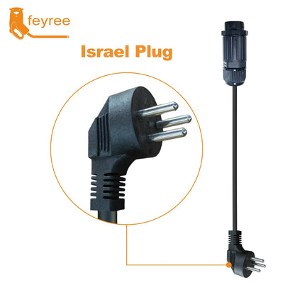 feyree 7kw Electric Vehicle Charging Adapter To EU AU Brazil Male Adapter EV Charger Connector Customized plug for Electric Car by 54 Energy - Renewable Energy Store