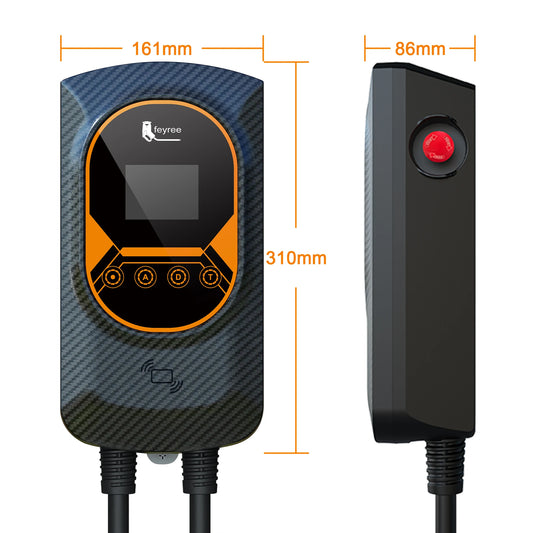 feyree EVSE Wallbox EV Charger Type1 50A 12KW Fast Charging 32A 7.6KW 40A 9.6KW Single Phase Charging Station for Electric Car by 54 Energy - Renewable Energy Store